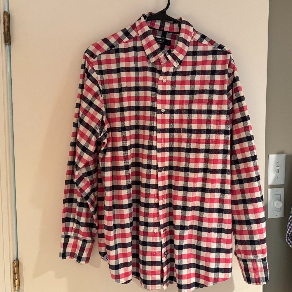 Mens Cremieux flannel shirt size large